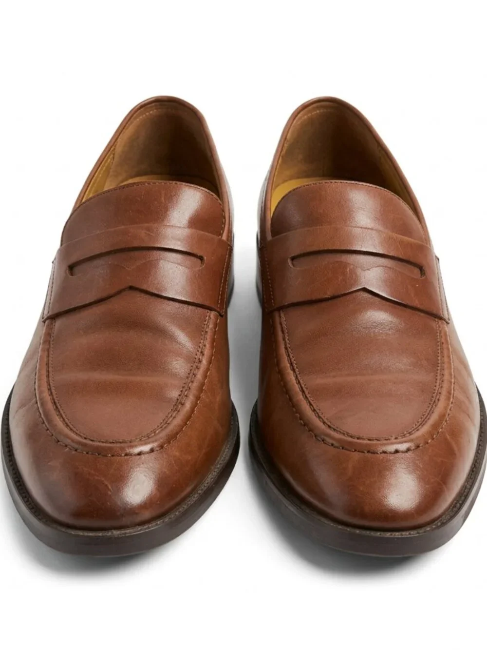 NEW Cole Haan Hawthorne Brown Penny Loafer 11M Leather